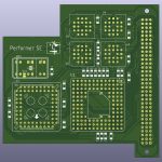 Computer rendering of Performer SE circuit board